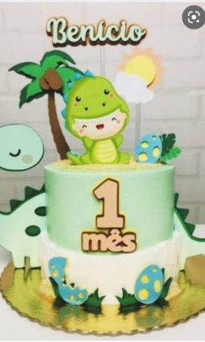 Arquivo CORTE topo de bolo dinossauro+1 DE BRINDE