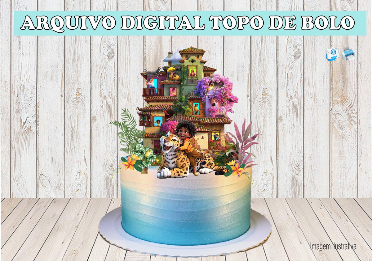 Arquivo Digital Topo de Bolo Encanto Antônio