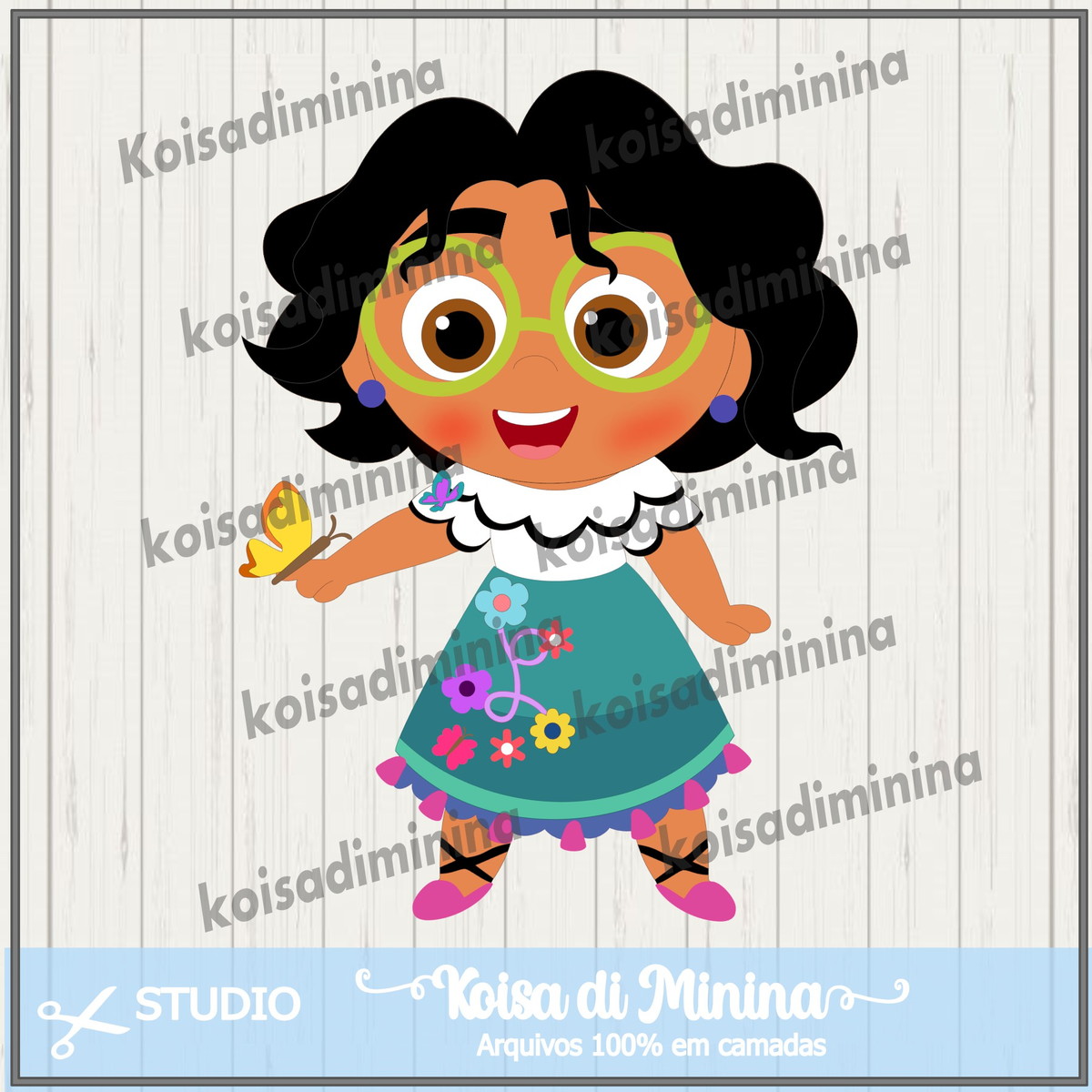 Arquivo em camadas Encanto - Mirabel Cute