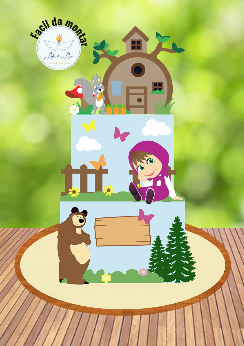arquivo menina e o urso cute em camadas