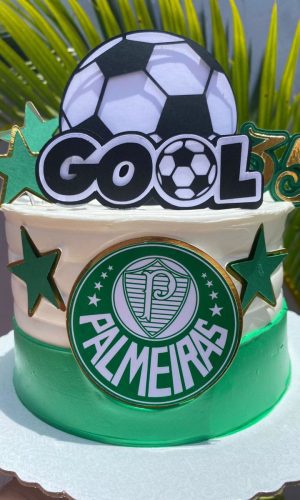 Arquivo silhouette topo de bolo Palmeirense Futebol