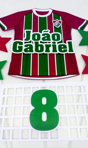 Arquivo Silhouette Topo De Bolo Time De Futebol Fluminense
