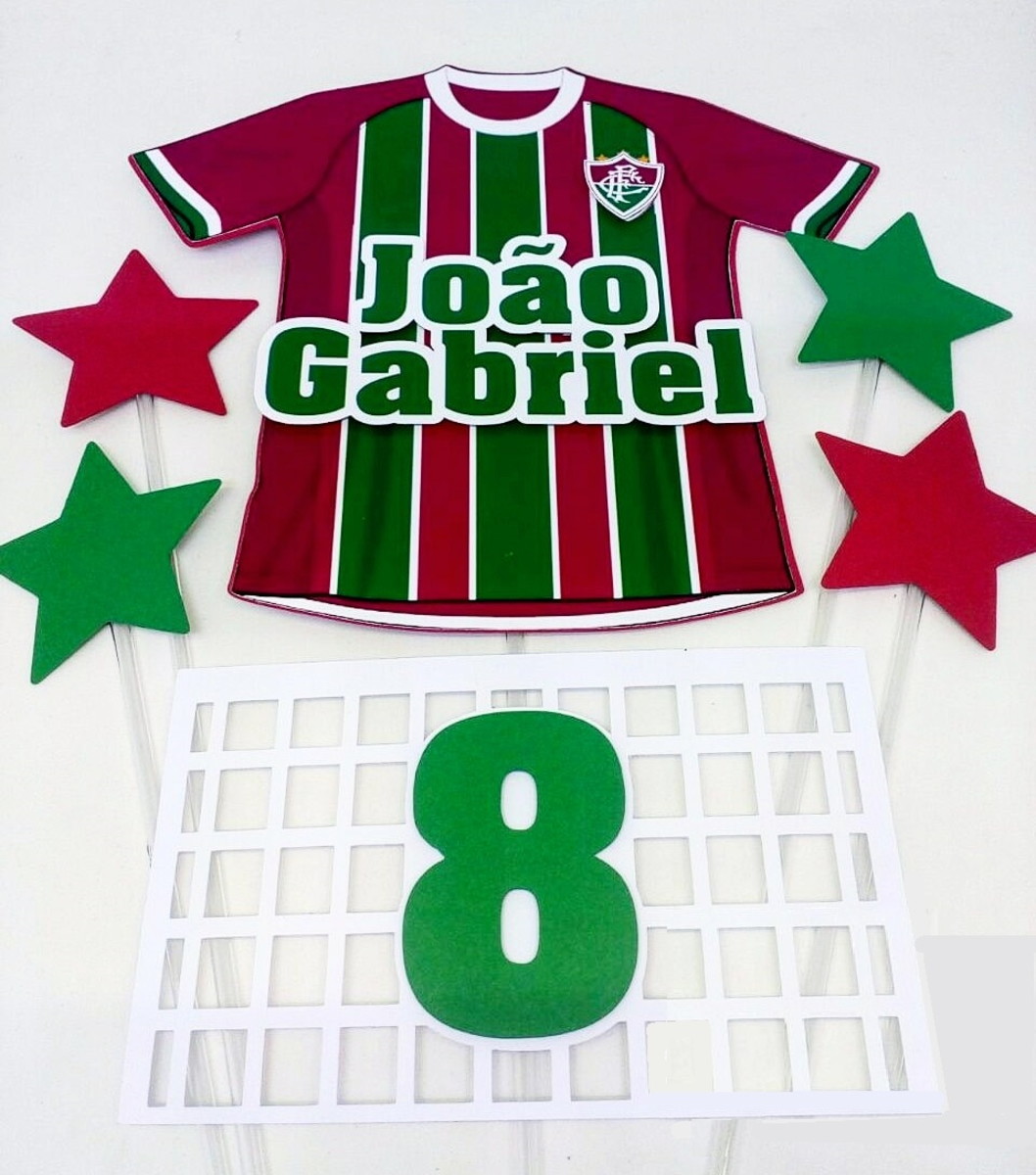 Arquivo Silhouette Topo De Bolo Time De Futebol Fluminense