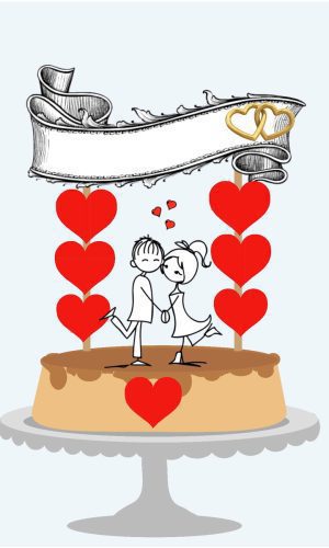 Arquivo topo de Bolo ANIVERSARIO DE CASAMENTO studio pdf