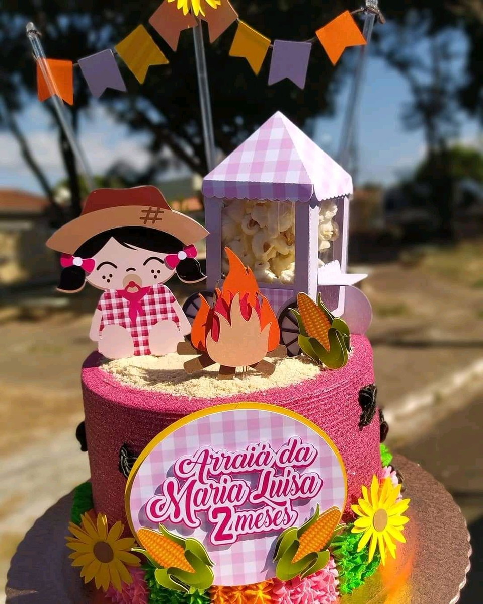 Arquivo Topo de Bolo Arraiá Baby