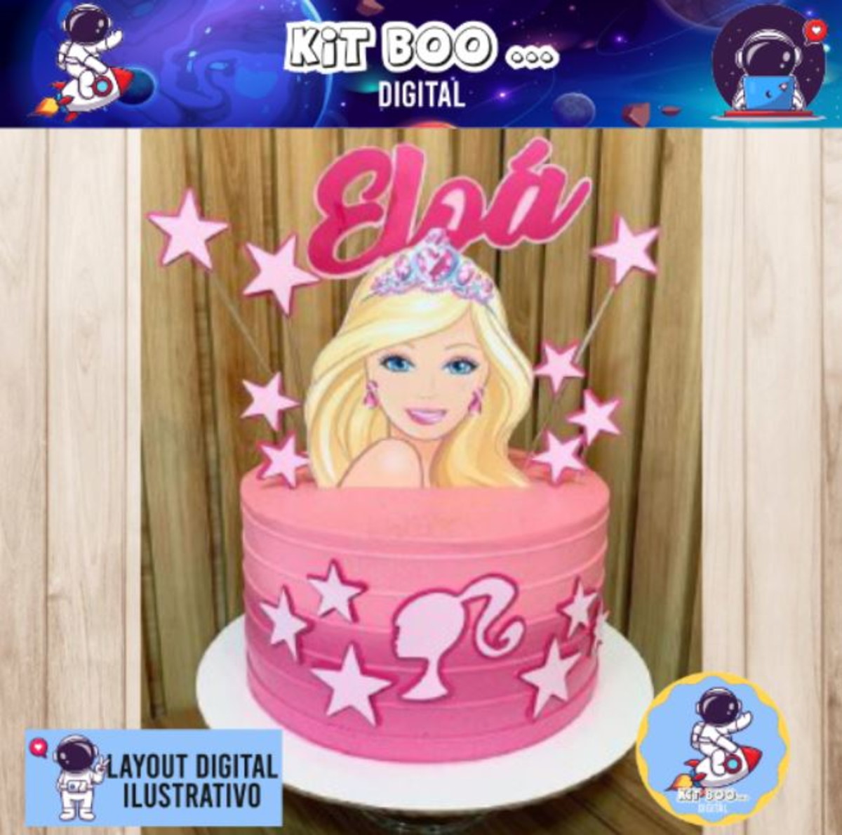 Arquivo Topo de Bolo - Barbie