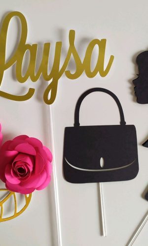 Arquivo topo de bolo barbie com rosas