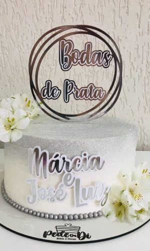 Arquivo Topo De Bolo - Bodas De Prata