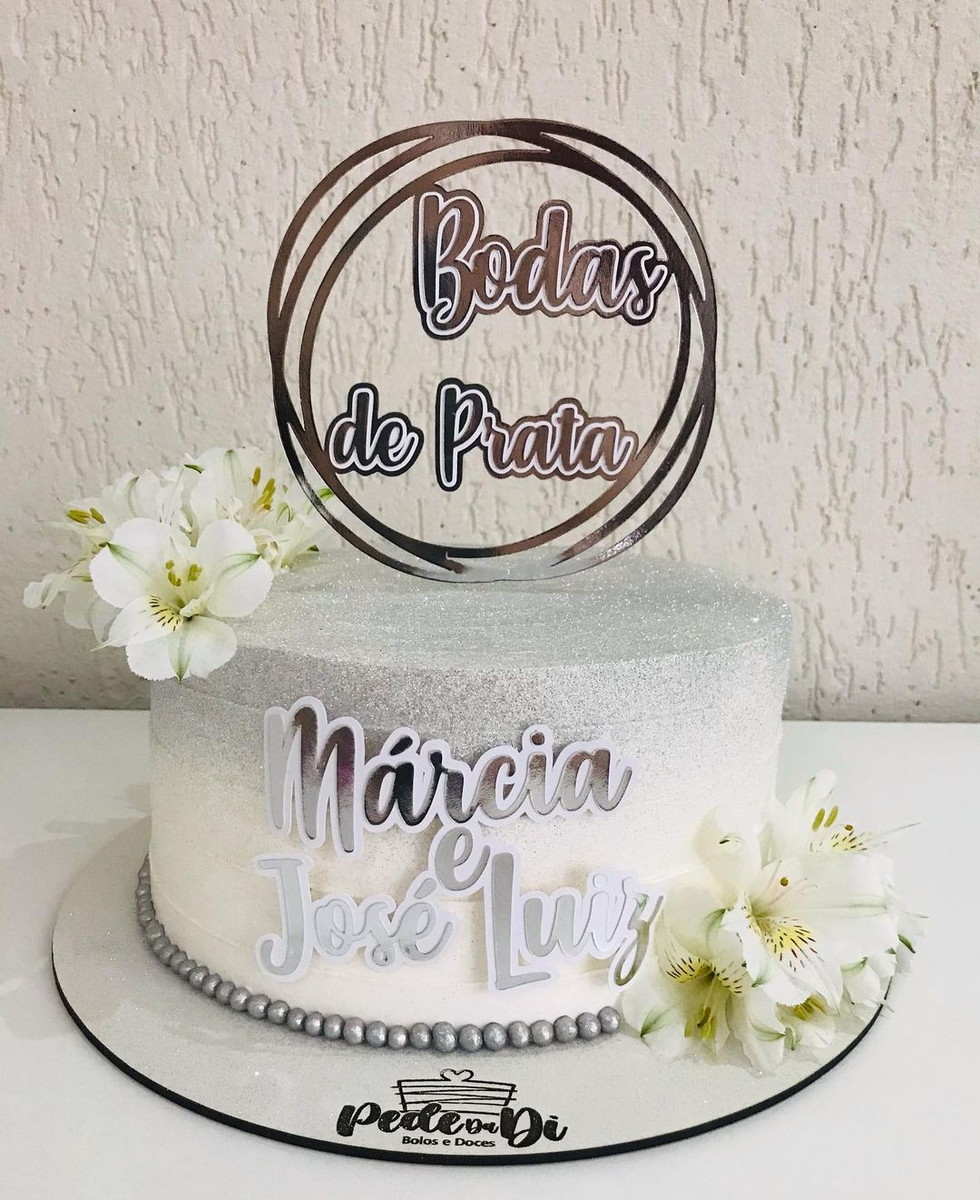 Arquivo Topo De Bolo - Bodas De Prata