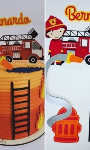 arquivo Topo de bolo bombeiro