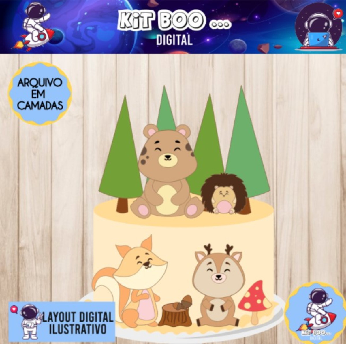 Arquivo Topo de Bolo - Bosque