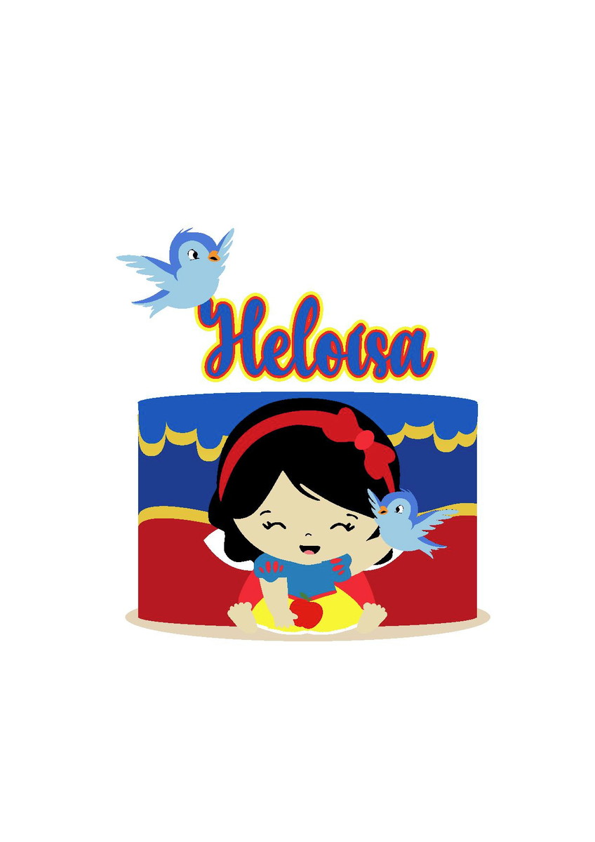 Arquivo Topo De Bolo Branca De Neve Baby