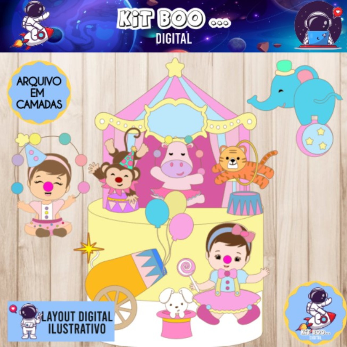Arquivo Topo de Bolo - Circo Menina