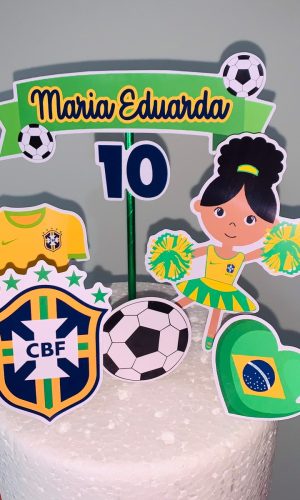 Arquivo Topo de Bolo Copa Menino e Menina Personalizo Digita