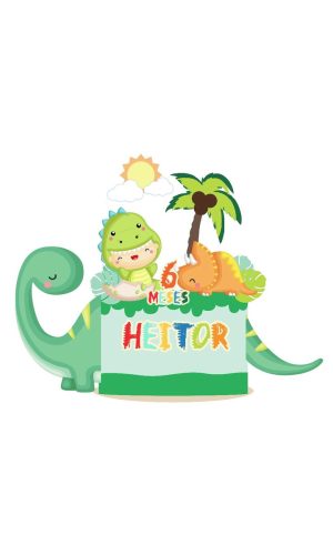 Arquivo topo de bolo dino cute bolo dinossauro