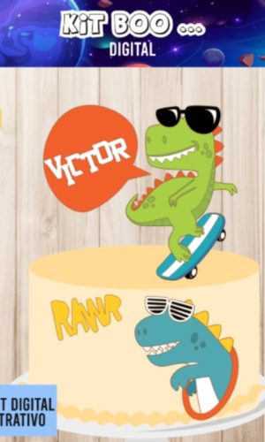 Arquivo Topo de Bolo - Dino Skate