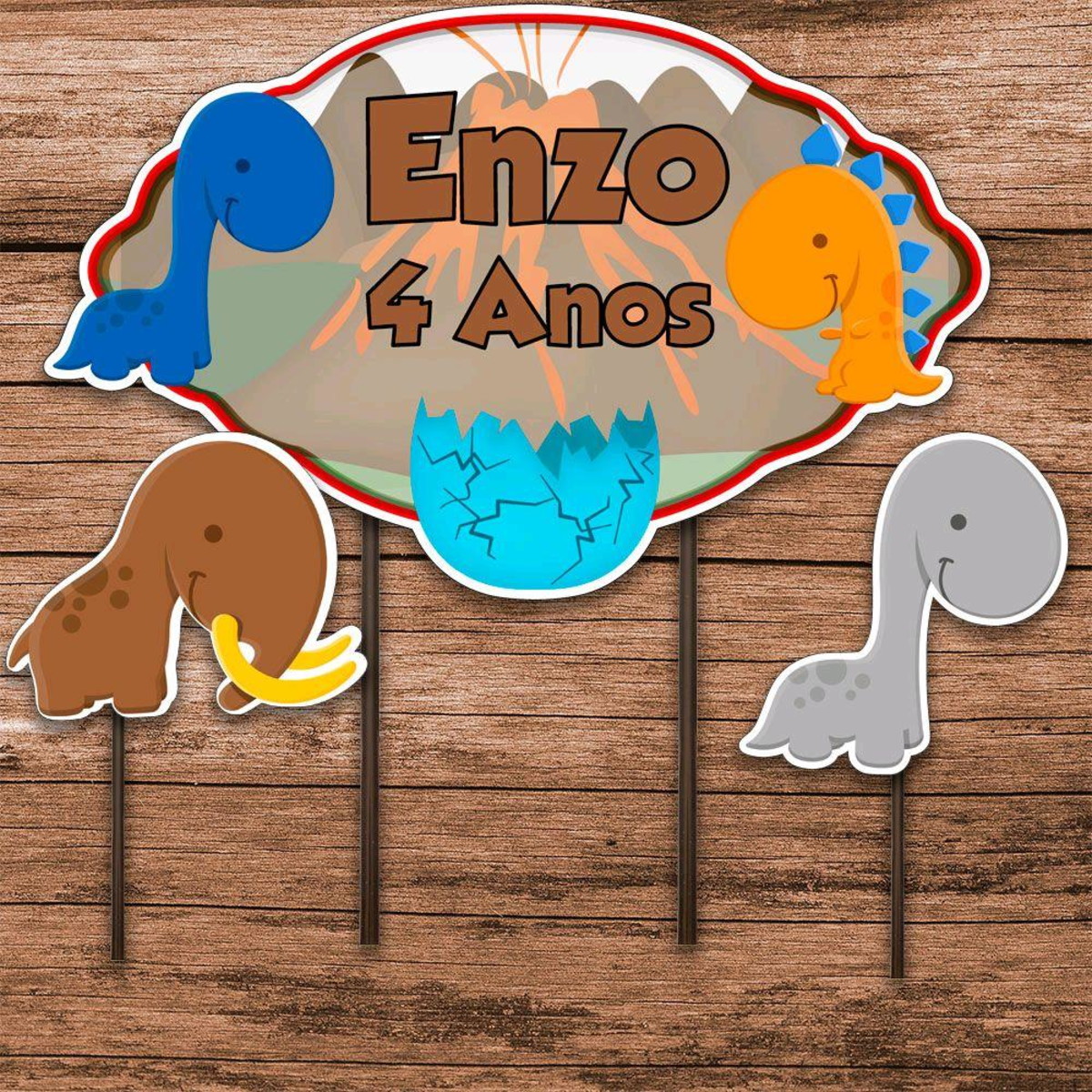 ARQUIVO TOPO DE BOLO DINOSSAURO #11281