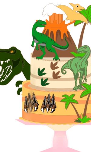 ARQUIVO TOPO DE BOLO DINOSSAURO #11283