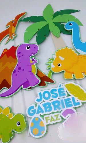 ARQUIVO TOPO DE BOLO DINOSSAURO #11284