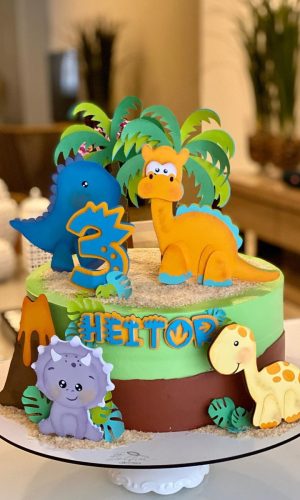 Arquivo Topo de Bolo - Dinossauro