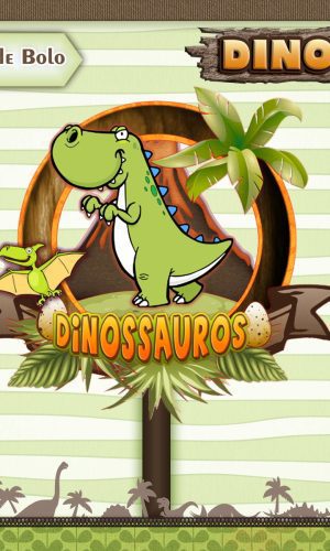Arquivo Topo de Bolo - Dinossauros
