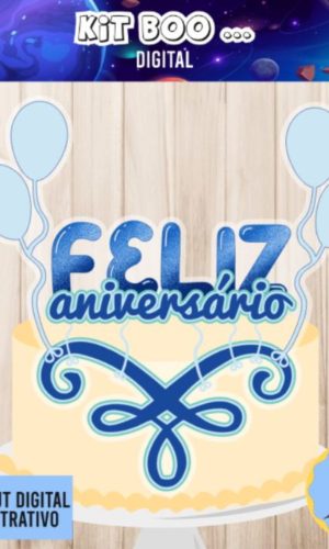 Arquivo Topo de Bolo - Feliz Aniversário