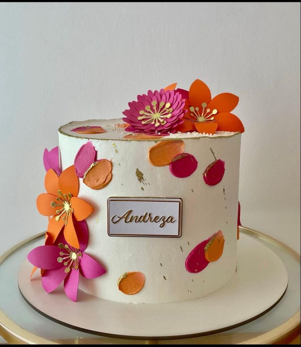 Arquivo Topo De Bolo Floral
