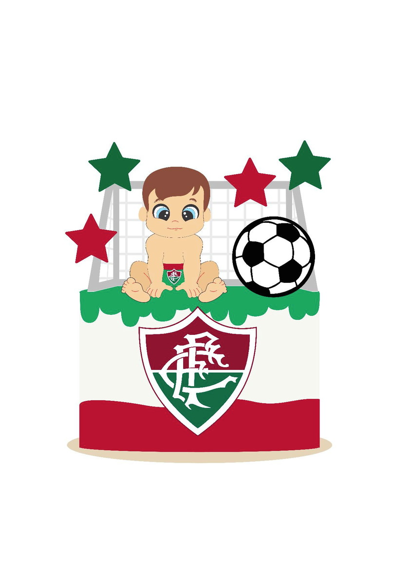 Arquivo topo de bolo fluminense camada bebe