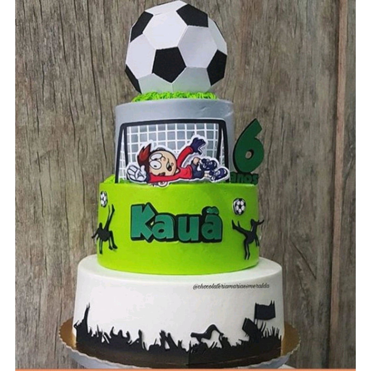 ARQUIVO TOPO DE BOLO FUTEBOL #11100 STUDIO