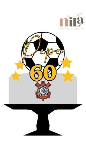 Arquivo Topo de Bolo Futebol