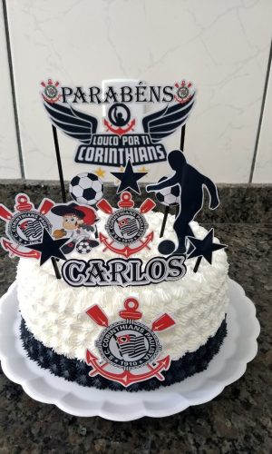 Arquivo Topo de Bolo Futebol Timão
