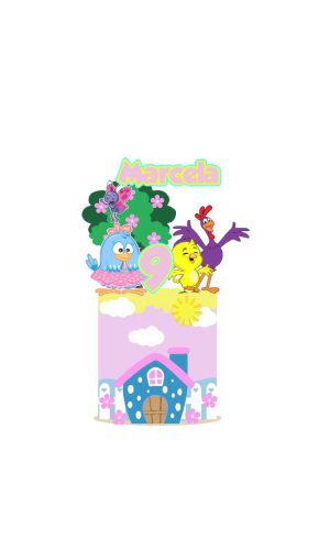 Arquivo Topo de Bolo Galinha Pintadinha 11