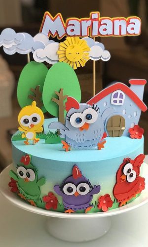 Arquivo Topo de Bolo - Galinha Pintadinha Mini