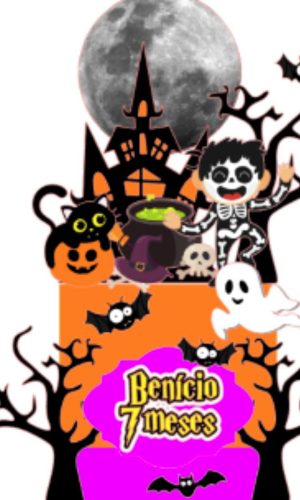 Arquivo Topo de Bolo Halloween