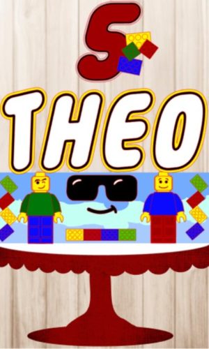 Arquivo Topo de Bolo - Lego