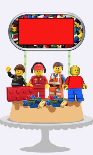 Arquivo Topo de Bolo - Lego
