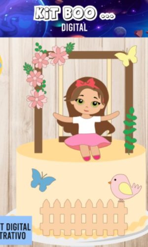 Arquivo Topo De Bolo - Menina Balanço