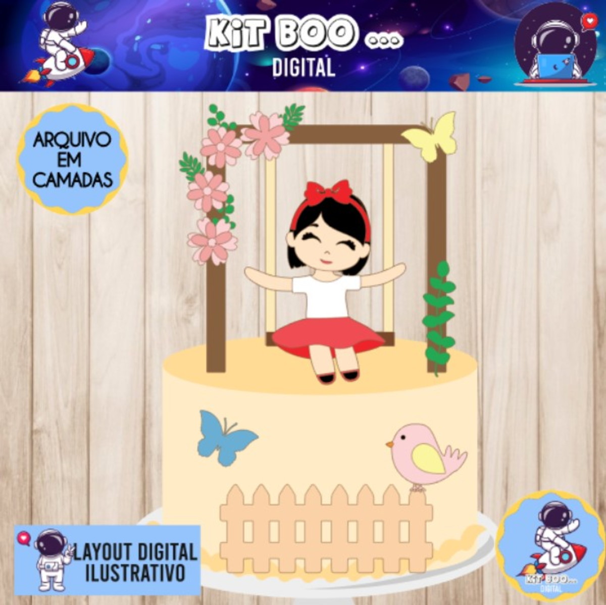 Arquivo Topo De Bolo - Menina Balanço