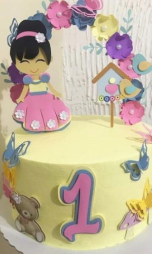 Arquivo Topo de Bolo - Menina Jardim