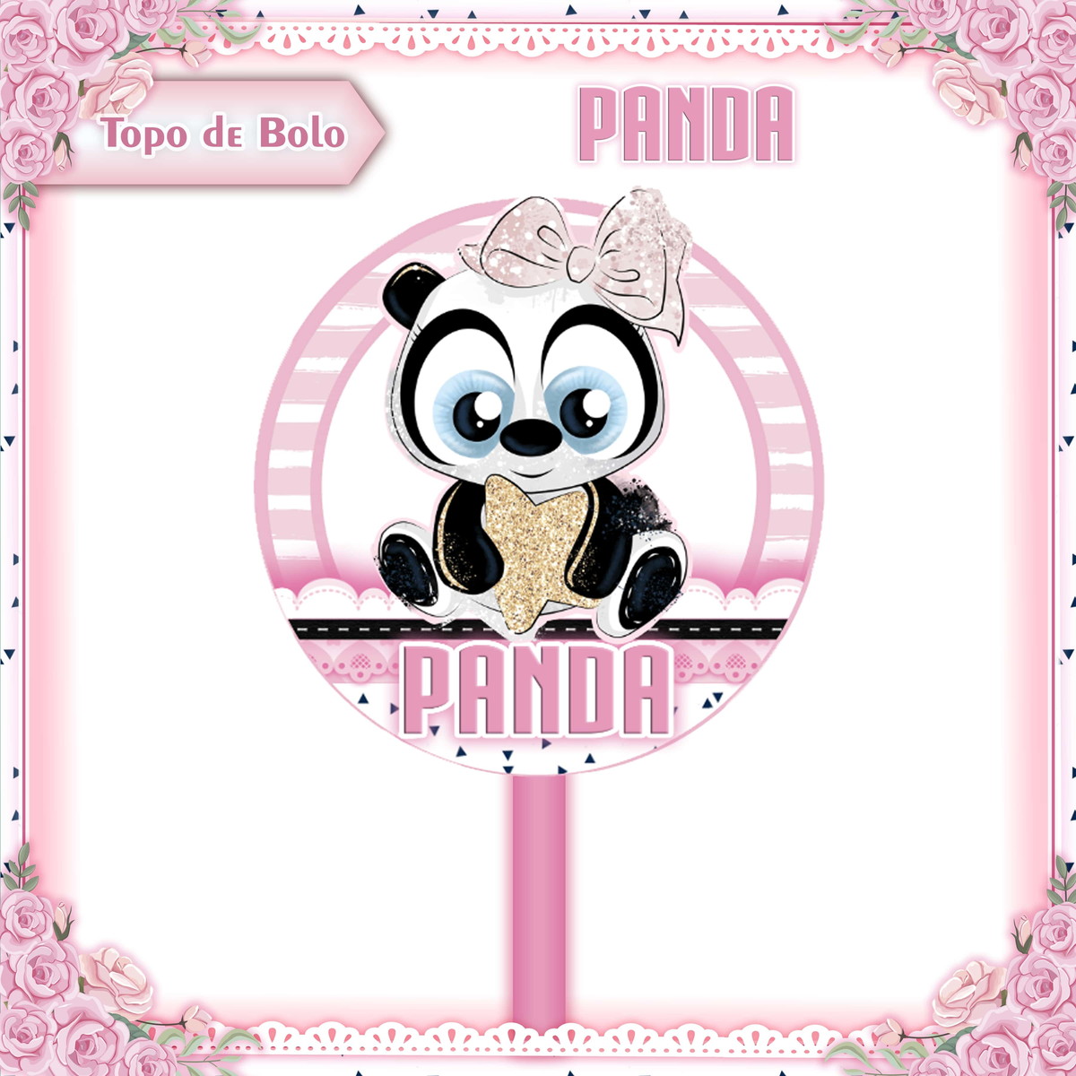 Arquivo Topo de Bolo - Panda