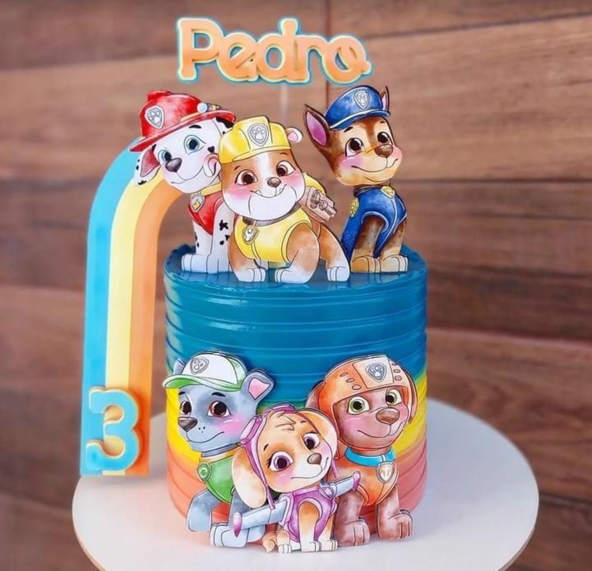 Arquivo Topo de Bolo - Patrulha Canina Aquarela