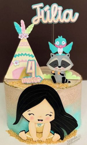 Arquivo Topo de Bolo - Pocahontas Baby