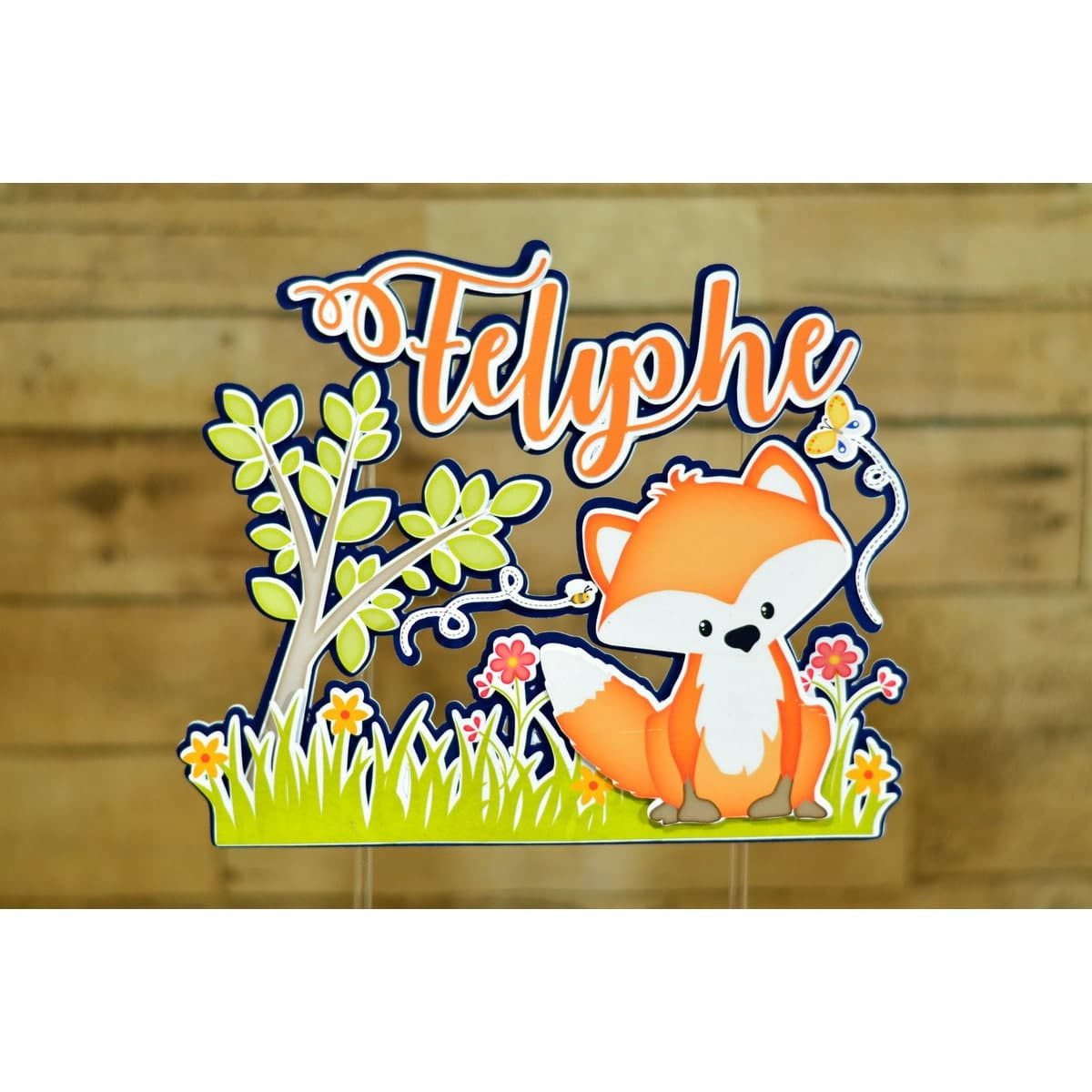 arquivo Topo de bolo raposinha