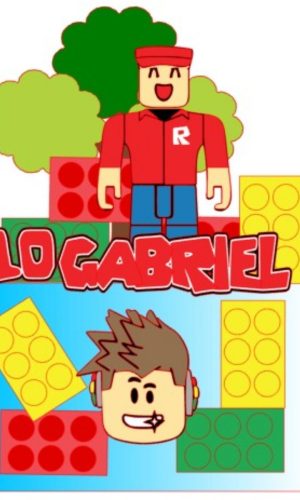 Arquivo Topo de Bolo Roblox em Camadas