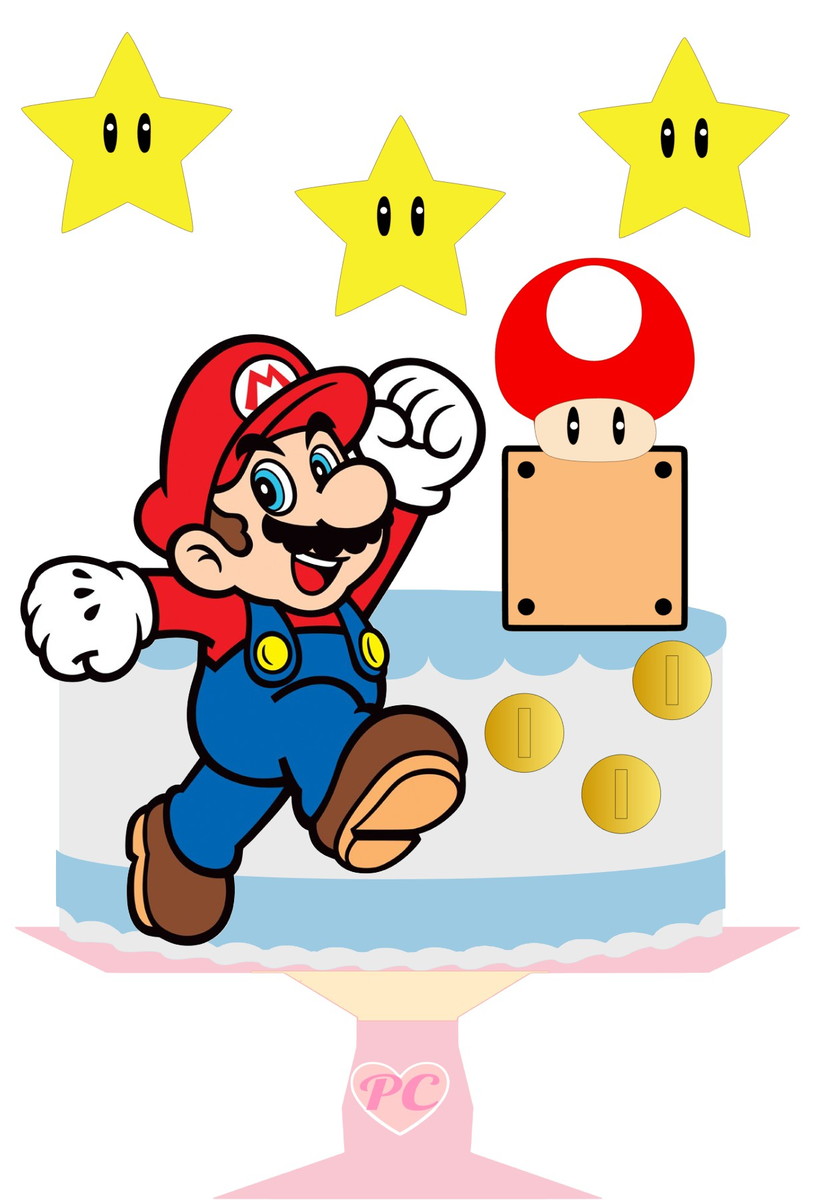 Arquivo Topo de Bolo - Super Mario
