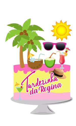 Arquivo topo de bolo tardezinha menina