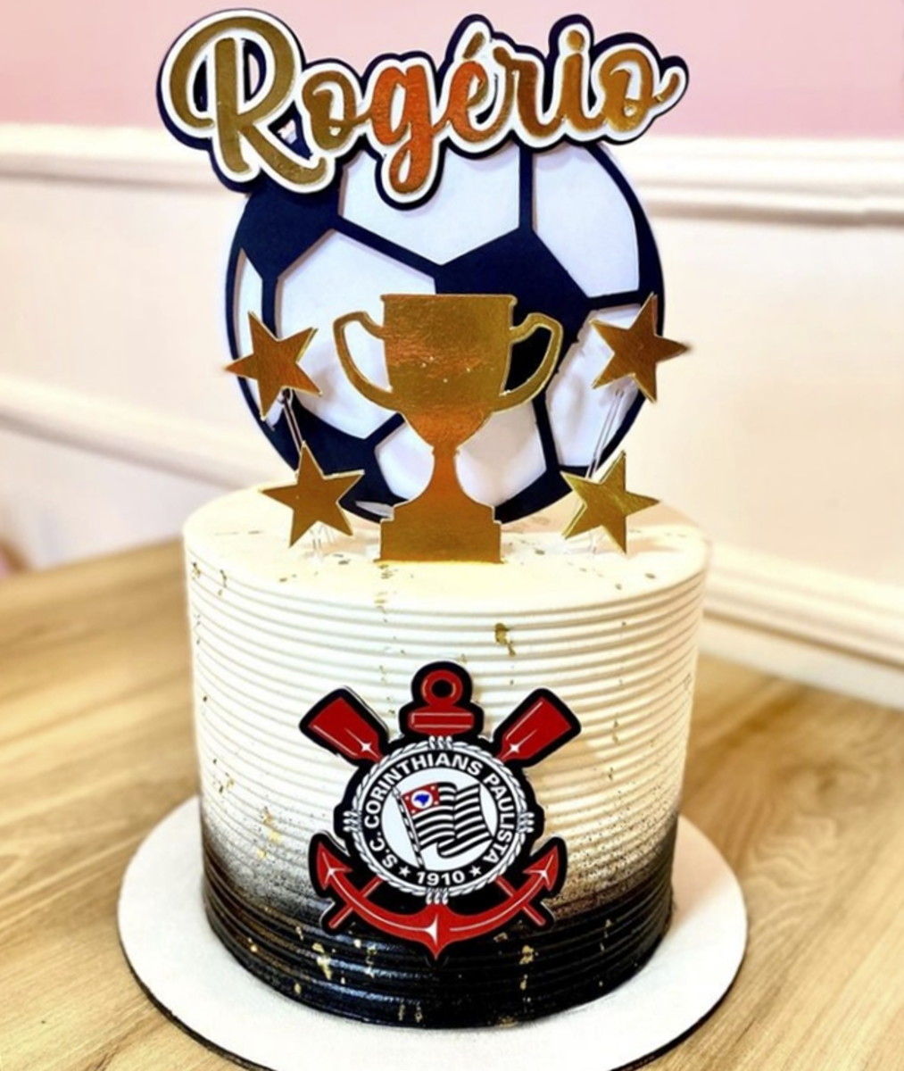 Arquivo de Corte - Topo de Bolo Futebol
