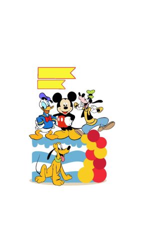 Arquivo Topo de Bolo Turma do Mickey Camada