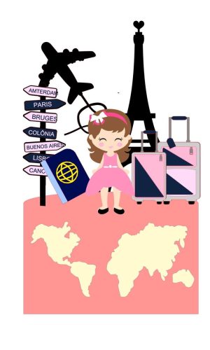 Arquivo topo de bolo viagem