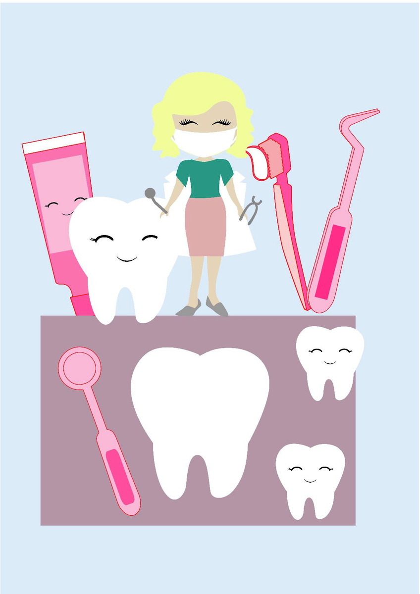 arquivo topo dentista cabelo cacheado cute